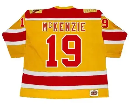 JOHNNY McKENZIE Philadelphia Blazers WHA 1973 Throwback Hockey Jersey 