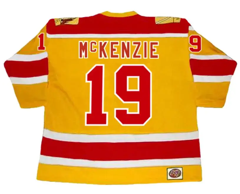 JOHNNY McKENZIE Philadelphia Blazers WHA 1973 Throwback Hockey Jersey 