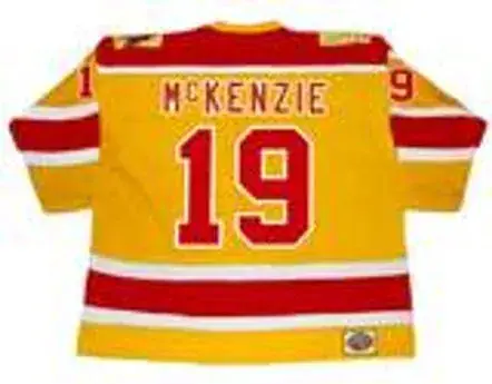 JOHNNY McKENZIE Philadelphia Blazers WHA 1973 Throwback Hockey Jersey 