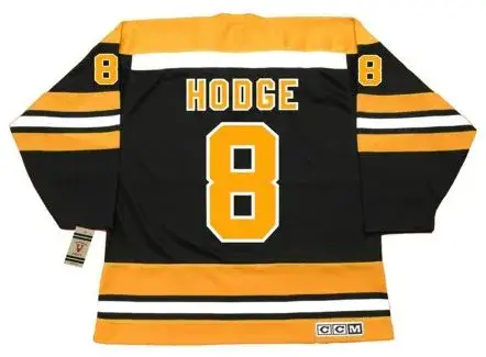 KEN HODGE Boston Bruins 1974 CCM Vintage Throwback NHL Hockey Jersey 