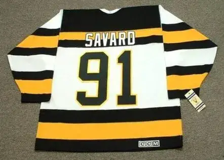 MARC SAVARD Boston Bruins 1992 CCM Vintage Throwback Home NHL Hockey Jersey 