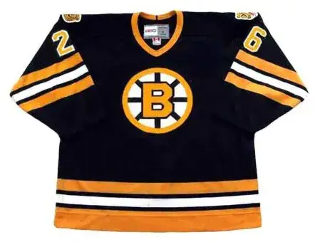 MIKE MILBURY Boston Bruins 1983 CCM Vintage Throwback NHL Hockey Jersey