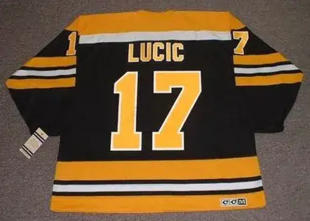 MILAN LUCIC Boston Bruins 1970’s CCM Vintage NHL Hockey Jersey 