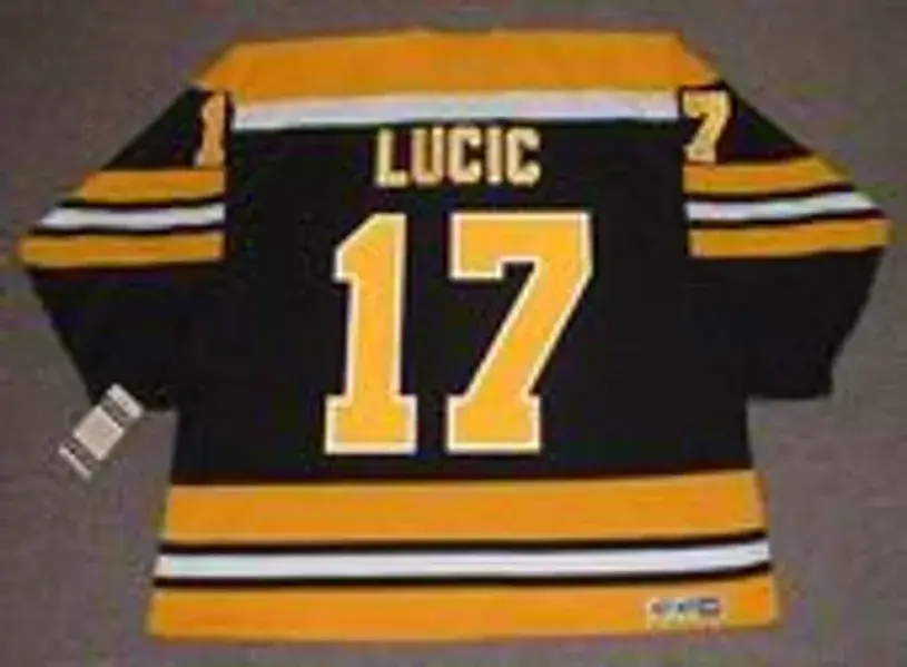 MILAN LUCIC Boston Bruins 1970’s CCM Vintage NHL Hockey Jersey 