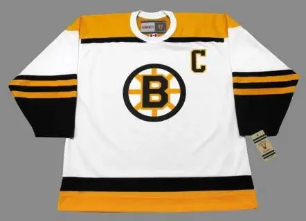 MILT SCHMIDT Boston Bruins 1950’s Away CCM Throwback NHL Hockey Jersey