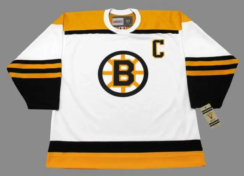 MILT SCHMIDT Boston Bruins 1950’s Away CCM Throwback NHL Hockey Jersey