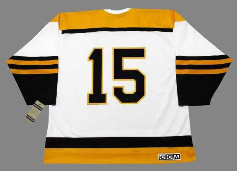 MILT SCHMIDT Boston Bruins 1950’s Away CCM Throwback NHL Hockey Jersey 