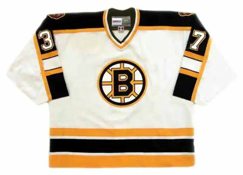 PATRICE BERGERON Boston Bruins 2005 CCM Vintage Away NHL Hockey Jersey