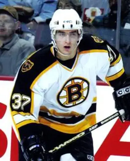 PATRICE BERGERON Boston Bruins 2005 CCM Vintage Away NHL Hockey Jersey 