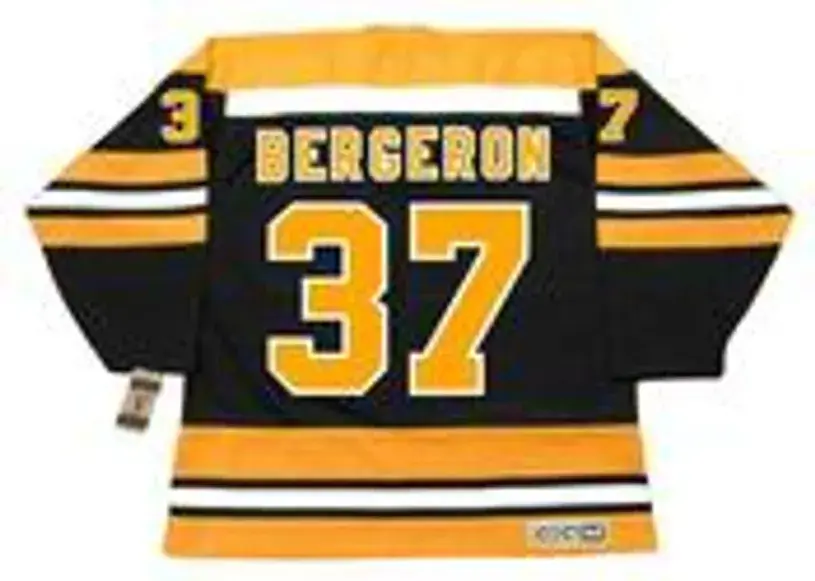 PATRICE BERGERON Boston Bruins 2006 CCM Vintage Throwback NHL Hockey Jersey 
