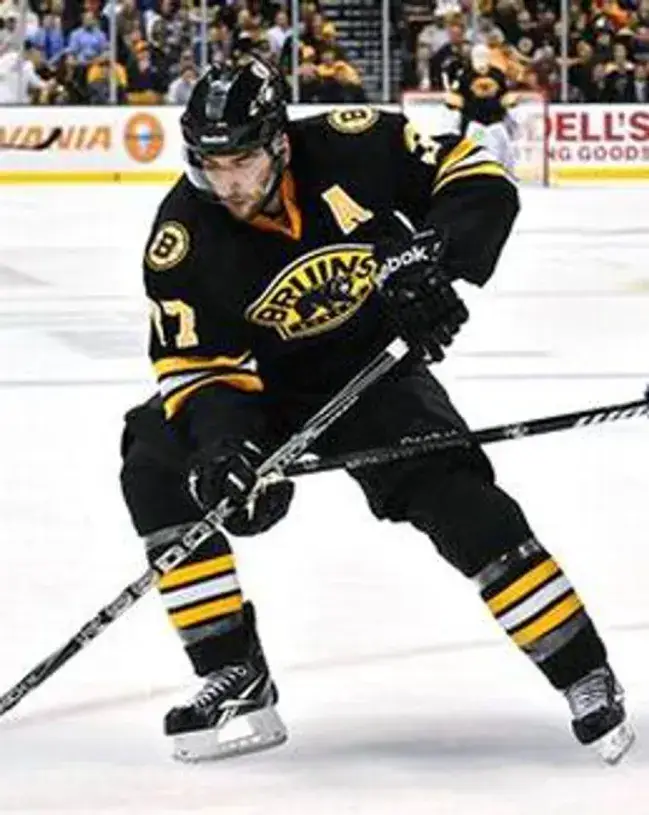 PATRICE BERGERON Boston Bruins 2011 REEBOK Alternate Throwback NHL Hockey Jersey 