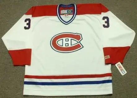 PATRICK ROY Montreal Canadiens 1993 Home CCM Throwback NHL Hockey Jersey