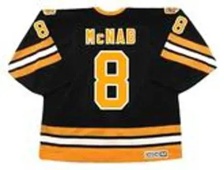 PETER McNAB Boston Bruins 1978 CCM Vintage Throwback NHL Hockey Jersey 
