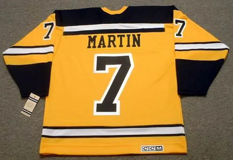 PIT MARTIN Boston Bruins 1966 CCM Vintage Throwback NHL Jersey 