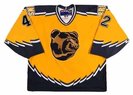 PJ STOCK Boston Bruins 2002 CCM Throwback Alternate NHL Hockey Jersey