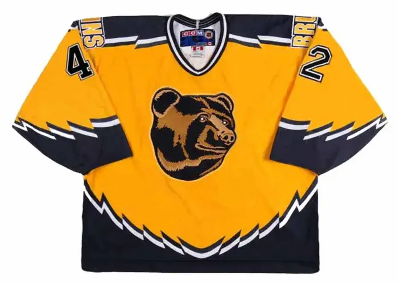 PJ STOCK Boston Bruins 2002 CCM Throwback Alternate NHL Hockey Jersey