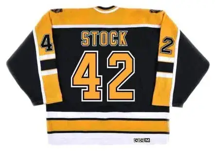 PJ STOCK Boston Bruins 2002 CCM Vintage Away NHL Hockey Jersey 