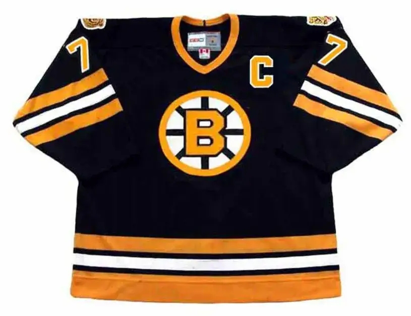 RAYMOND BOURQUE Boston Bruins 1990 Away CCM Throwback NHL Hockey Jersey