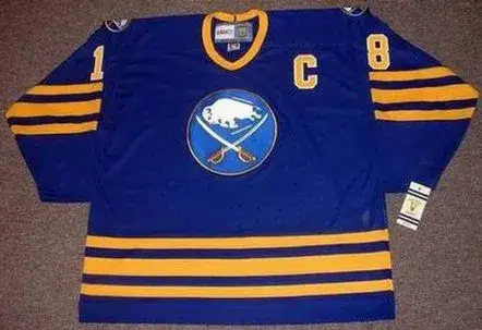 DANNY GARE Buffalo Sabres 1980 Away CCM Vintage NHL Throwback Jersey
