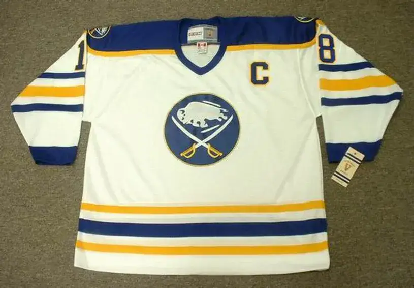 DANNY GARE Buffalo Sabres 1980 Home CCM Vintage NHL Throwback Jersey
