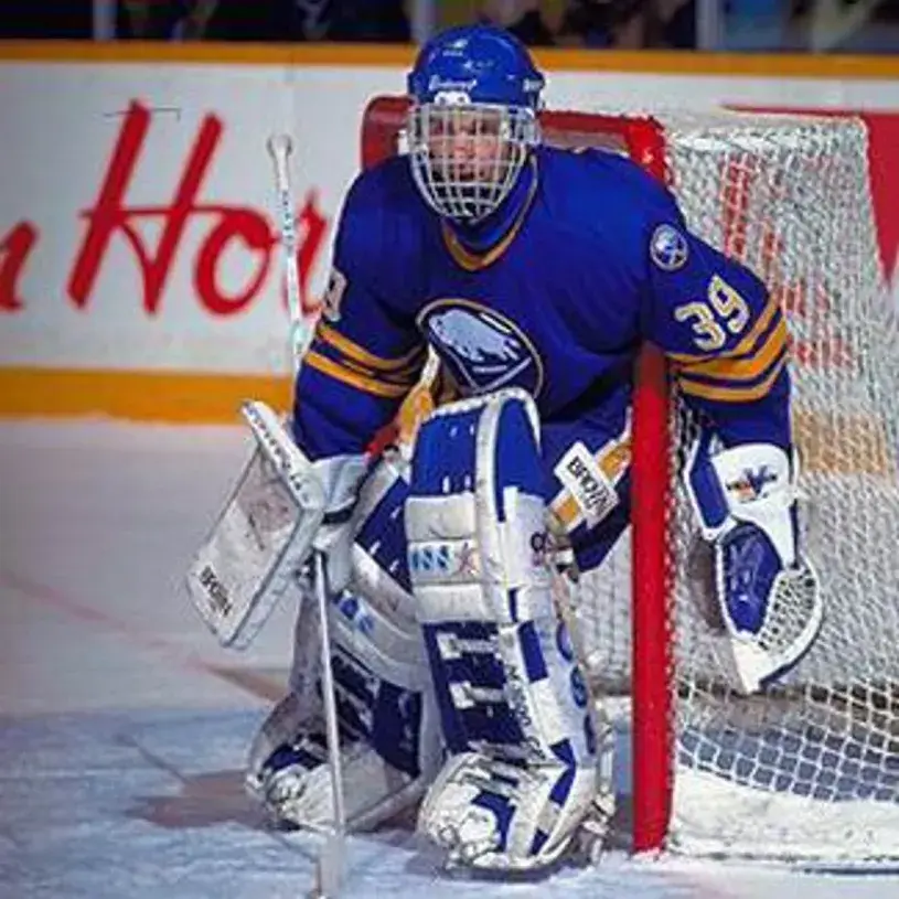 DOMINIK HASEK Buffalo Sabres 1994 Away CCM Vintage Throwback Hockey Jersey 