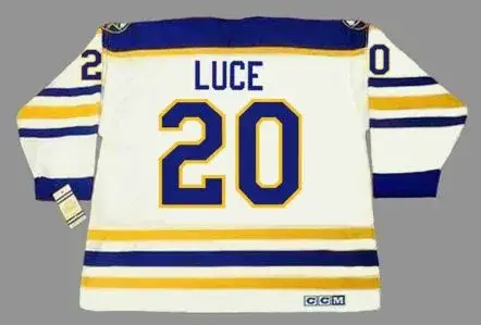 DON LUCE Buffalo Sabres 1974 Home CCM Throwback NHL Hockey Jersey 