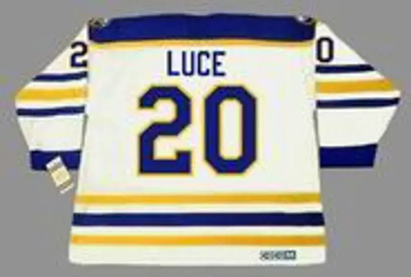 DON LUCE Buffalo Sabres 1974 Home CCM Throwback NHL Hockey Jersey 