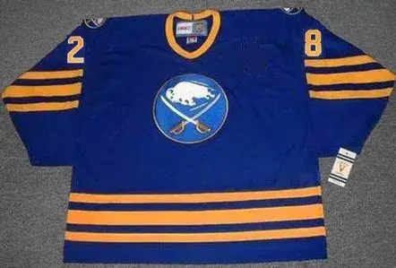 DONALD AUDETTE Buffalo Sabres 1993 CCM Vintage Throwback NHL Hockey Jersey