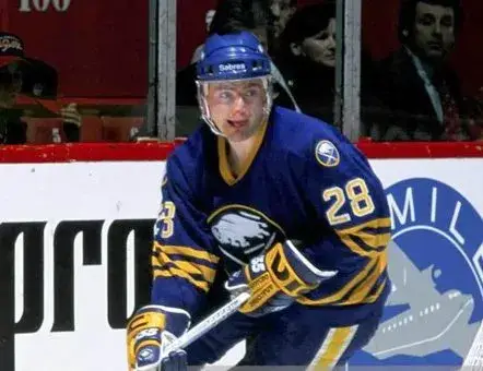 DONALD AUDETTE Buffalo Sabres 1993 CCM Vintage Throwback NHL Hockey Jersey 