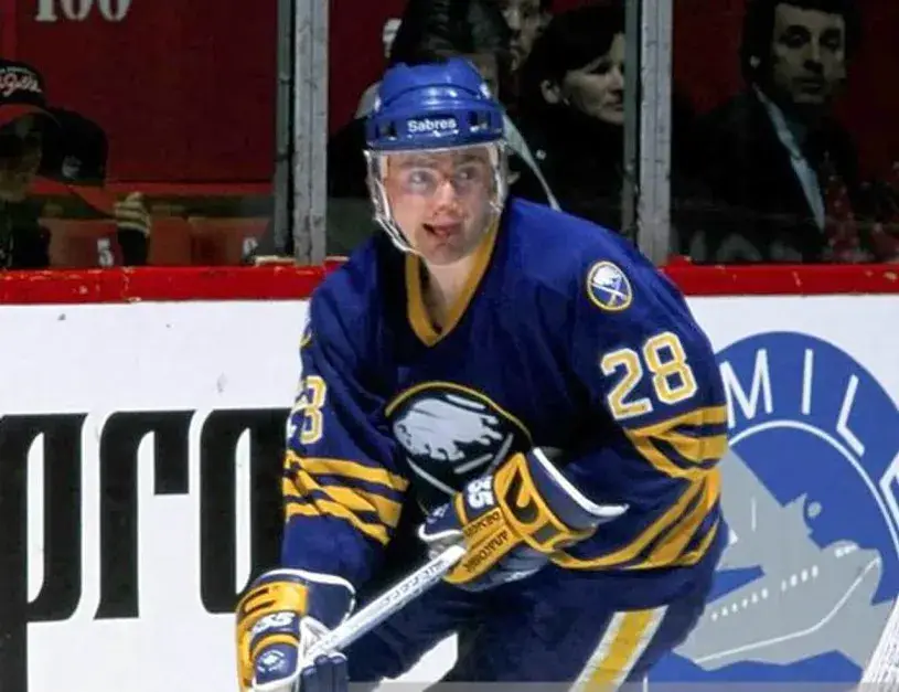 DONALD AUDETTE Buffalo Sabres 1993 CCM Vintage Throwback NHL Hockey Jersey 
