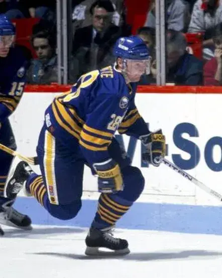 DONALD AUDETTE Buffalo Sabres 1993 CCM Vintage Throwback NHL Hockey Jersey 