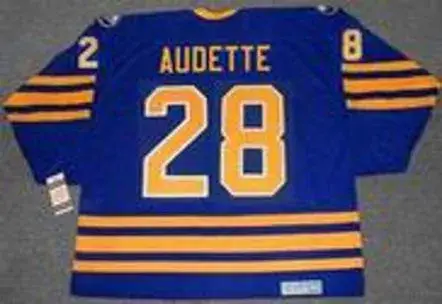 DONALD AUDETTE Buffalo Sabres 1993 CCM Vintage Throwback NHL Hockey Jersey 