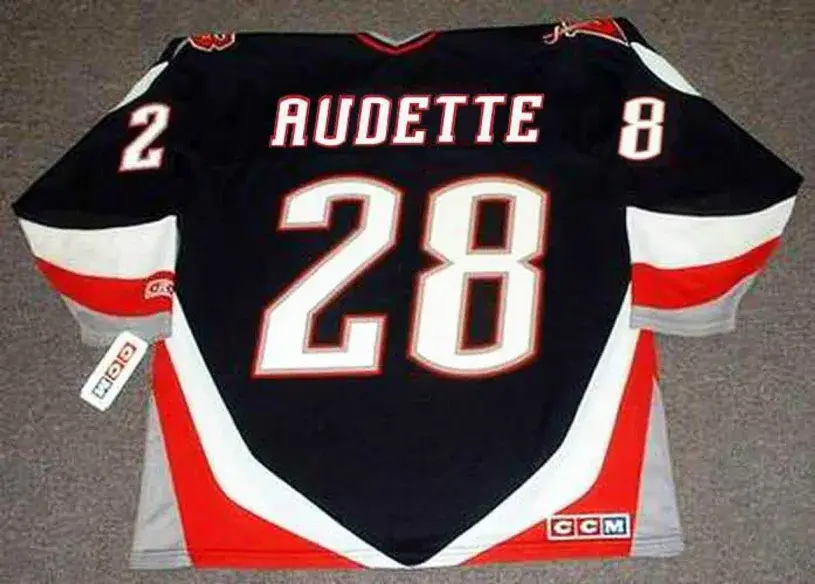 DONALD AUDETTE Buffalo Sabres 1997 CCM Throwback NHL Jersey 
