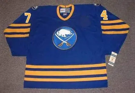 FRENCH CONNECTION Buffalo Sabres 1984 CCM Vintage Throwback Hockey Jersey