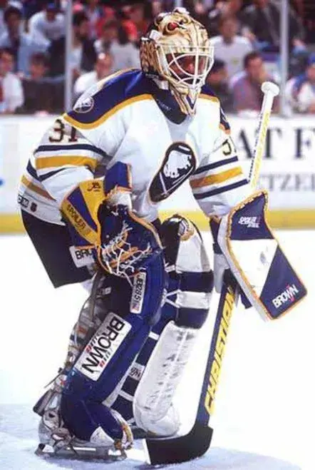 GRANT FUHR Buffalo Sabres 1993 Home CCM Vintage Throwback Hockey Jersey 