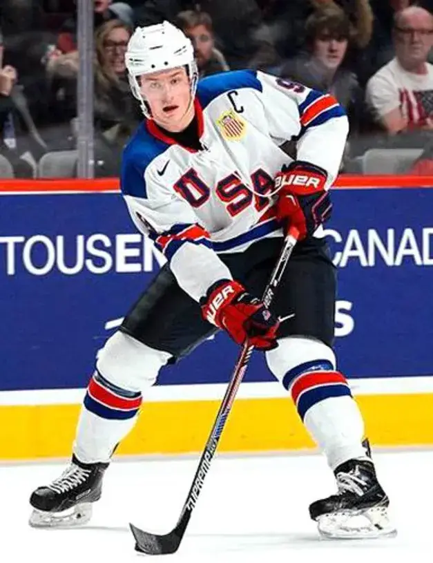 JACK EICHEL 2014 USA Nike Throwback Hockey Jersey 