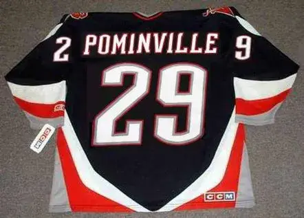 JASON POMINVILLE Buffalo Sabres 2005 CCM Throwback NHL Hockey Jersey 