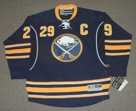 JASON POMINVILLE Buffalo Sabres 2011 REEBOK Throwback NHL Hockey Jersey