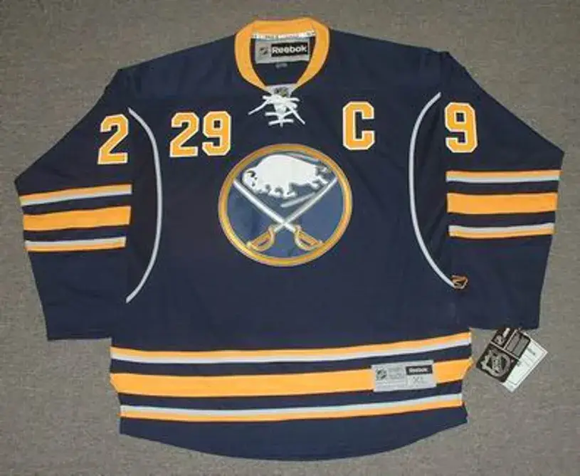 JASON POMINVILLE Buffalo Sabres 2011 REEBOK Throwback NHL Hockey Jersey