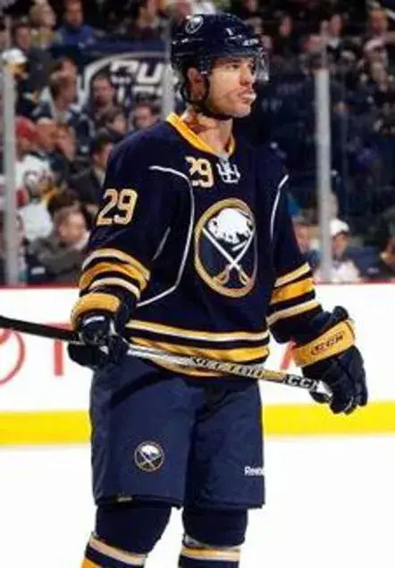 JASON POMINVILLE Buffalo Sabres 2011 REEBOK Throwback NHL Hockey Jersey 