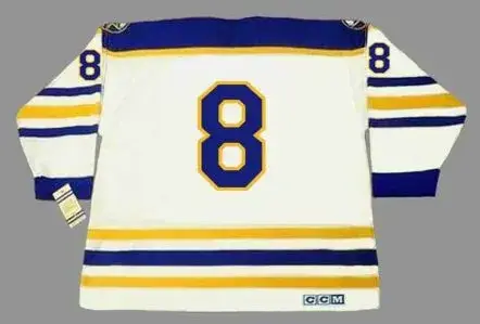 JIM LORENTZ Buffalo Sabres 1974 Home CCM Throwback NHL Hockey Jersey 