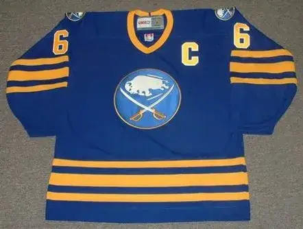 JIM SCHOENFELD Buffalo Sabres 1976 CCM Vintage Throwback NHL Hockey Jersey