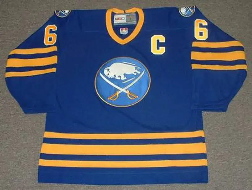 JIM SCHOENFELD Buffalo Sabres 1976 CCM Vintage Throwback NHL Hockey Jersey