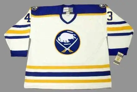 MARTIN BIRON Buffalo Sabres 1995 Home CCM Vintage Throwback Hockey Jersey