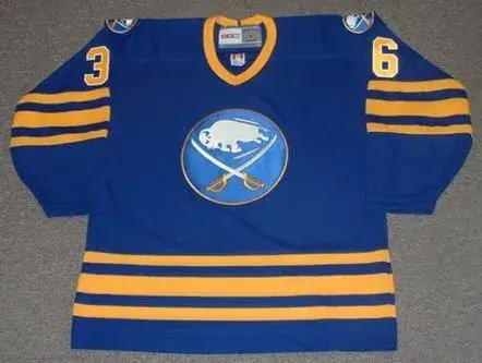 MATTHEW BARNABY Buffalo Sabres 1995 CCM Vintage Throwback NHL Hockey Jersey