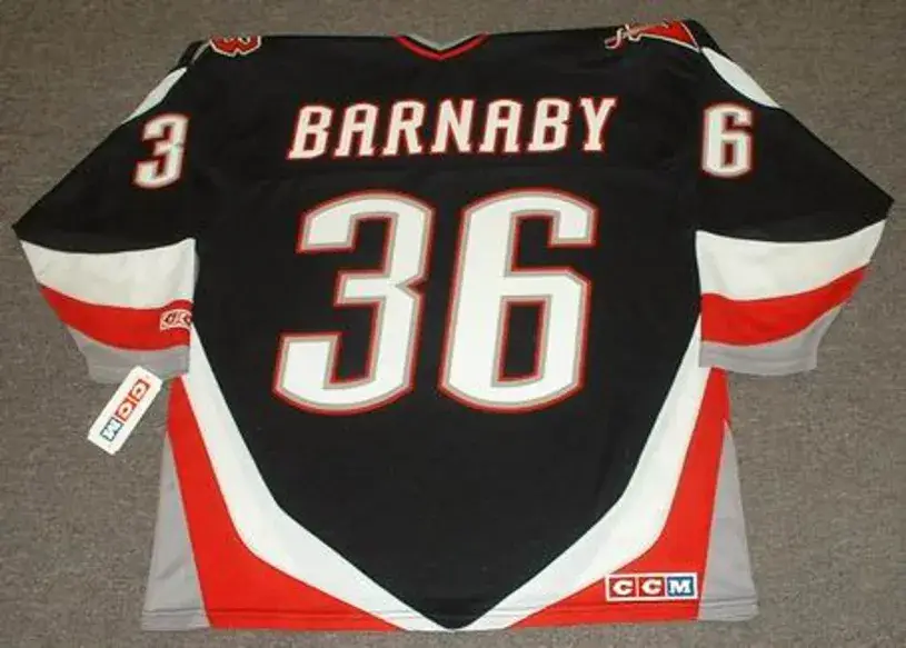 MATTHEW BARNABY Buffalo Sabres 1996 CCM Throwback NHL Jersey 