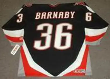 MATTHEW BARNABY Buffalo Sabres 1996 CCM Throwback NHL Jersey 