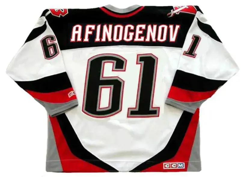 MAXIM AFINOGENOV Buffalo Sabres 2003 Away CCM Throwback NHL Hockey Jersey 