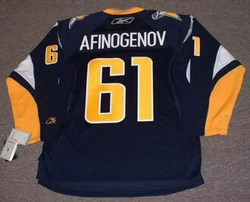 MAXIM AFINOGENOV Buffalo Sabres 2006 REEBOK Throwback NHL Hockey Jersey 
