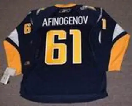 MAXIM AFINOGENOV Buffalo Sabres 2006 REEBOK Throwback NHL Hockey Jersey 